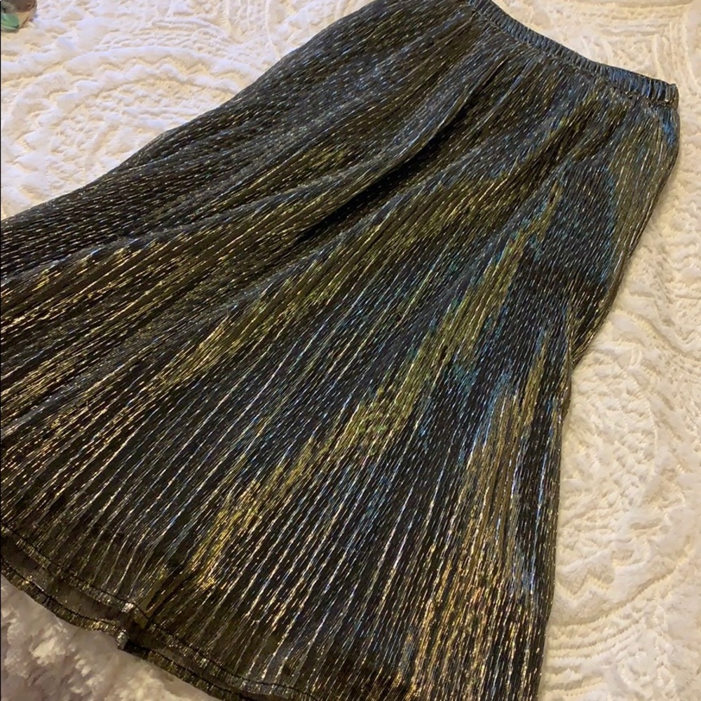 Metallic midi skirt - Picture 3 of 5